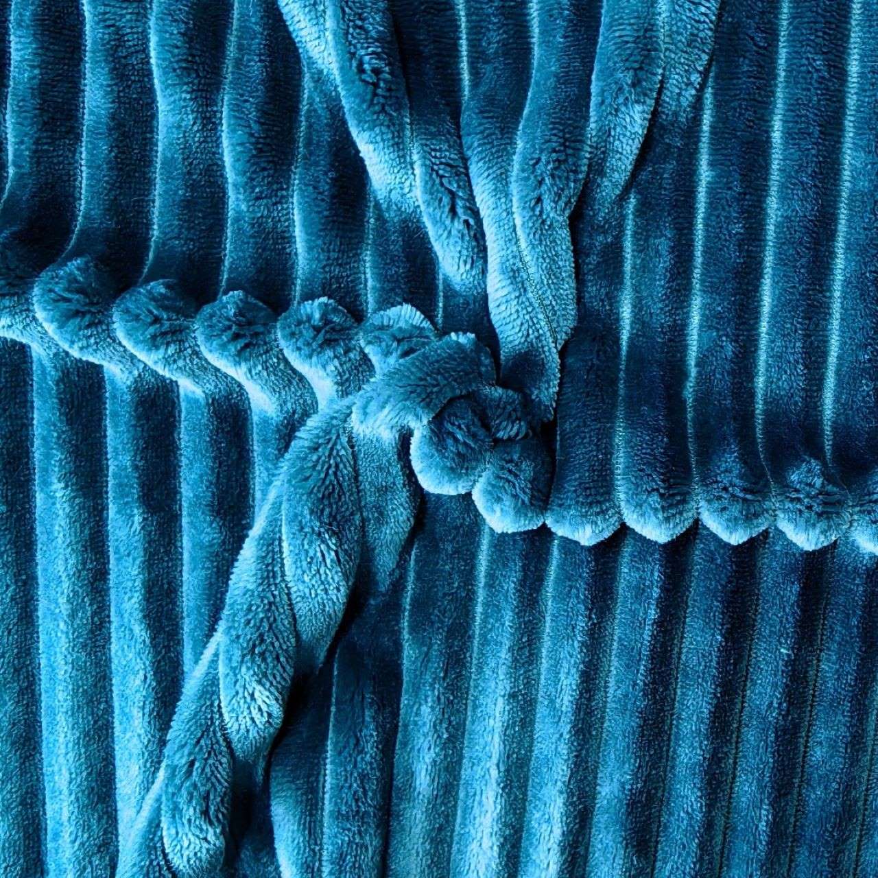 100% Polyester Knitted Ks Stripe Jacquard Flannel Fleece for Home Textile 